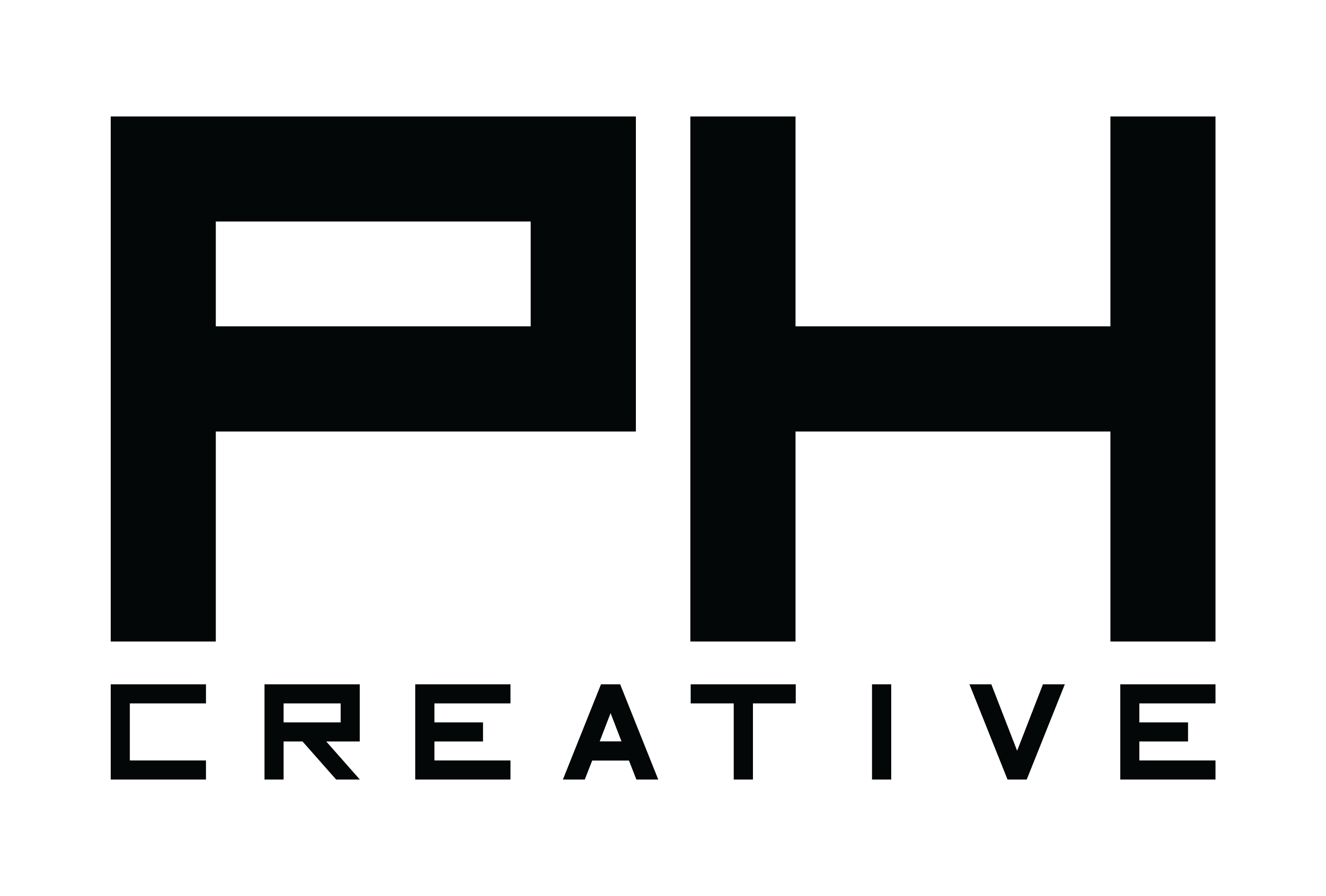 PH Creative stacked black logo