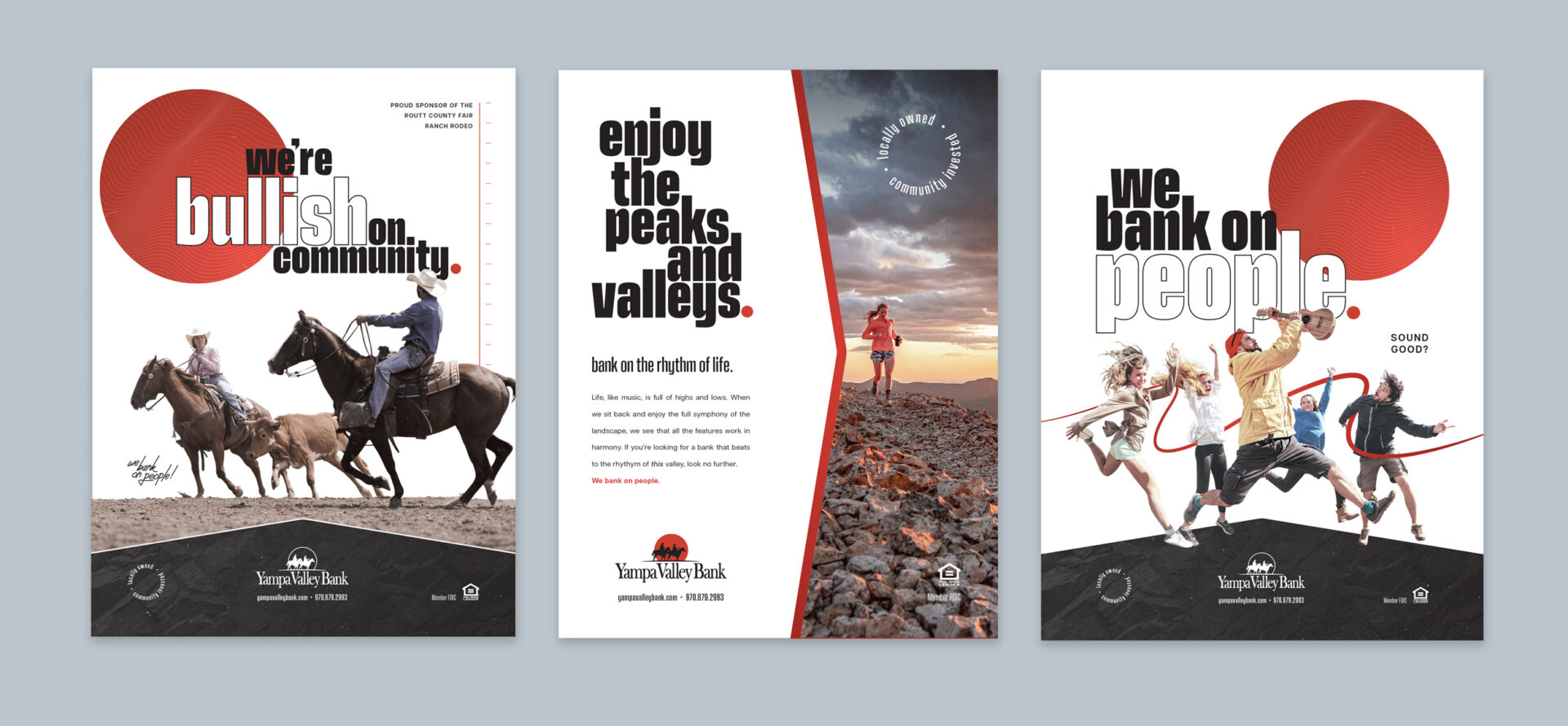 yampa valley bank print ads